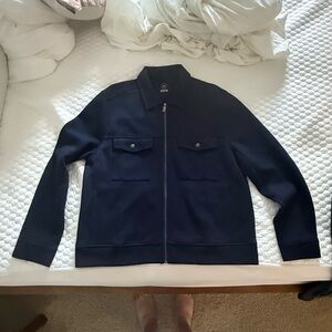 Cuts Clothing Navy Zip light weight jacket XL new no tags